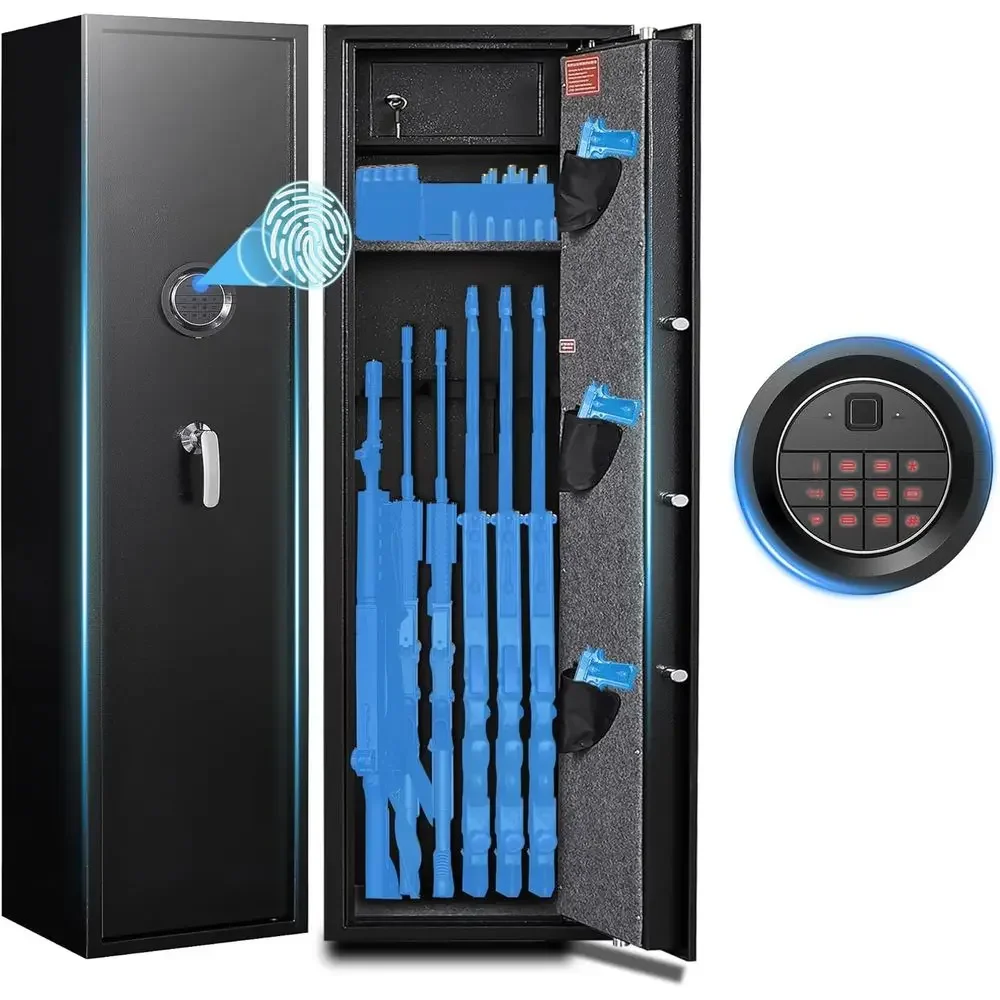 Home Security Gun - Cofre Biométrico, Armário de Segurança Residencial