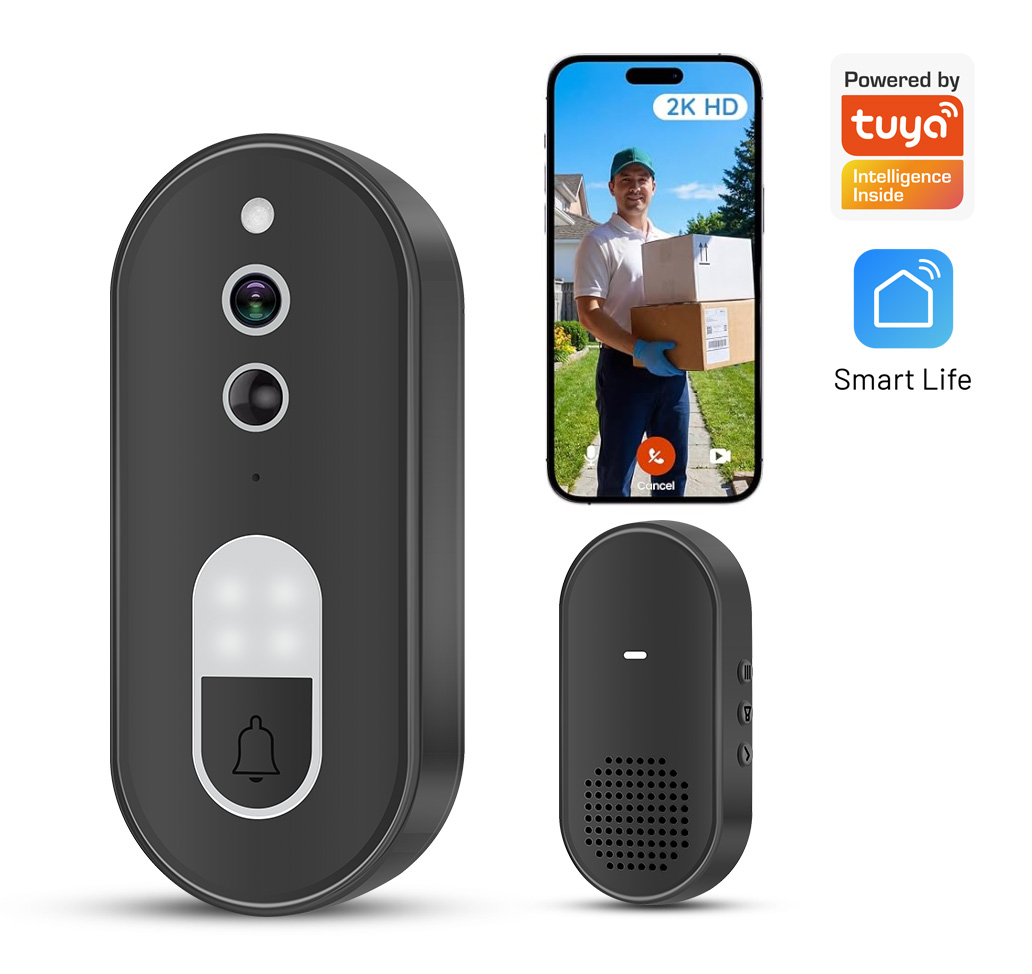 Home Security Premium - Câmera de Segurança Inteligente Tuya 1080P