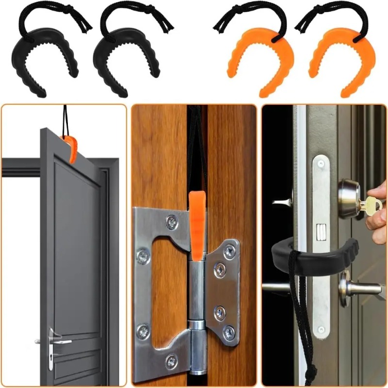 Door Wedge Alarm - Fácil de usar porta de borracha