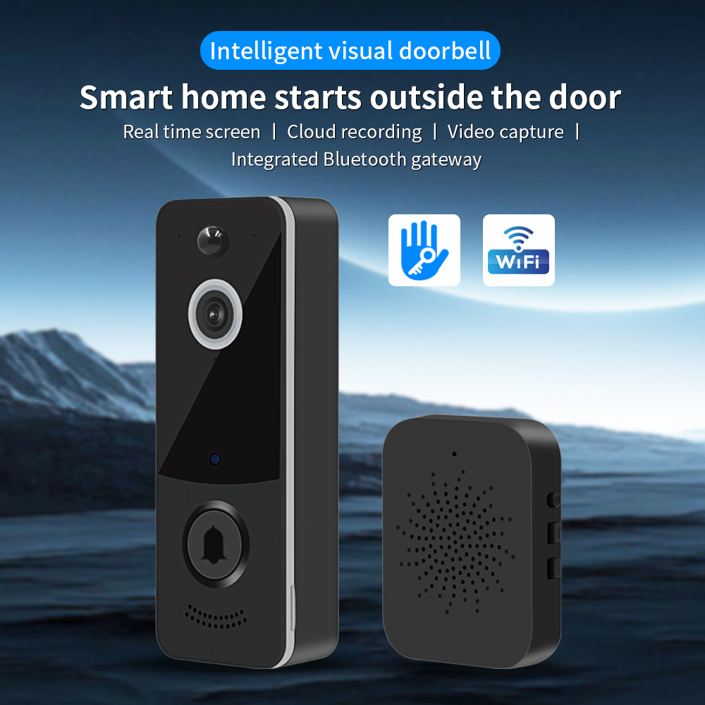 Home Security Premium - Campainha de vídeo wi-fi 1080p, aplicativo