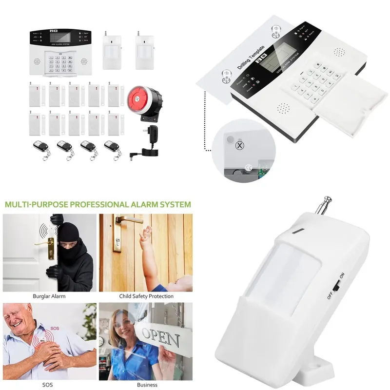 Home Security Wireless - Kit de Alarme Contra Roubo para