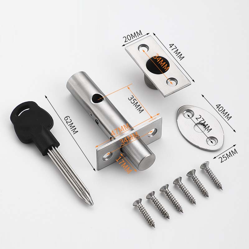 Home Security Youtube - 1 PEÇA Fechadura de Tubo Oculta