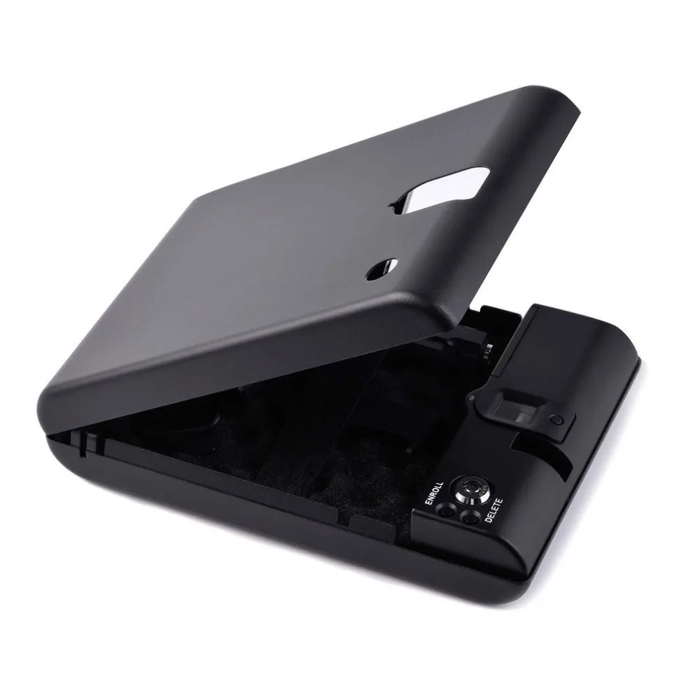 Home Security Gun - Cofre com Leitor de Impressão Digital,