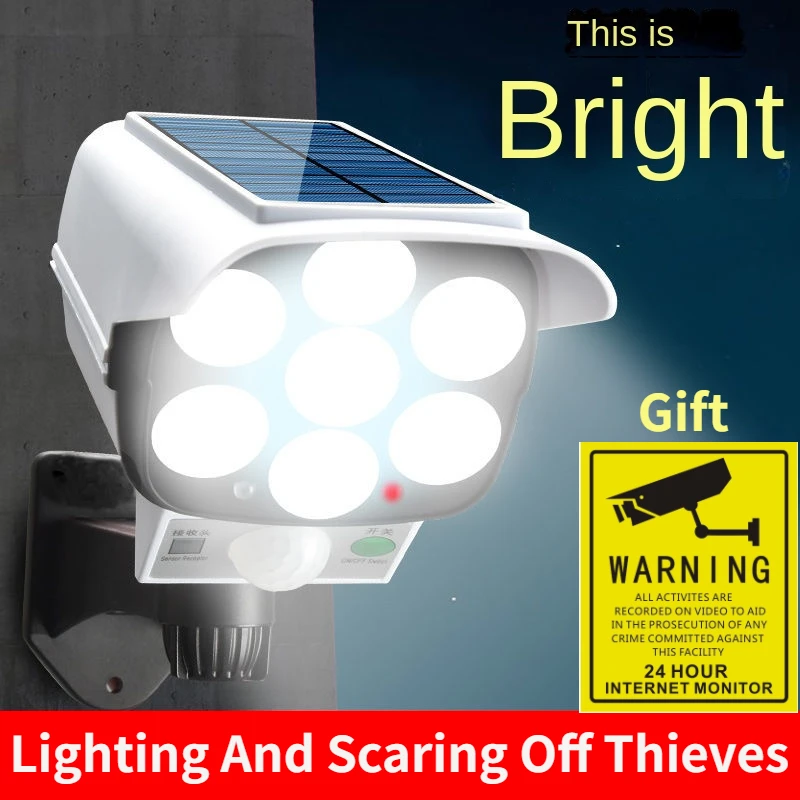 Home Security Outdoor Cameras - Luz solar ao ar livre sensor