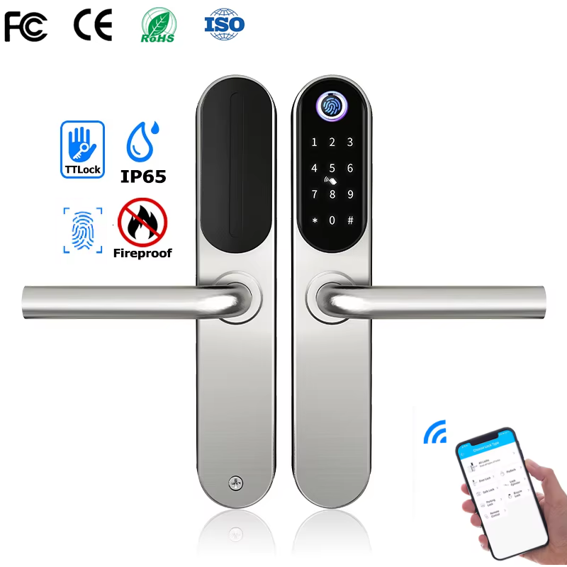 Home Security Group - Fechadura inteligente digital de aço inoxidável