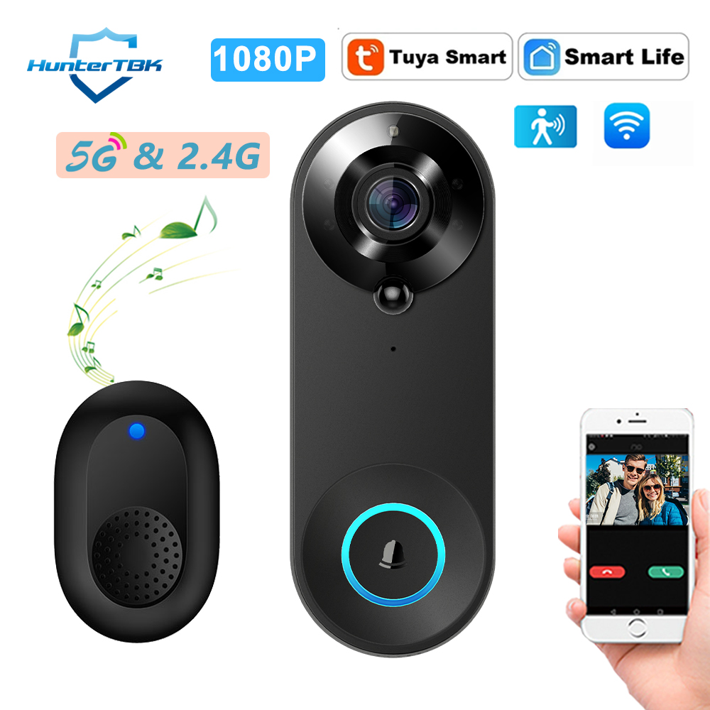 Home Security Premium - Campainha de Vídeo WiFi 5G 2.4G
