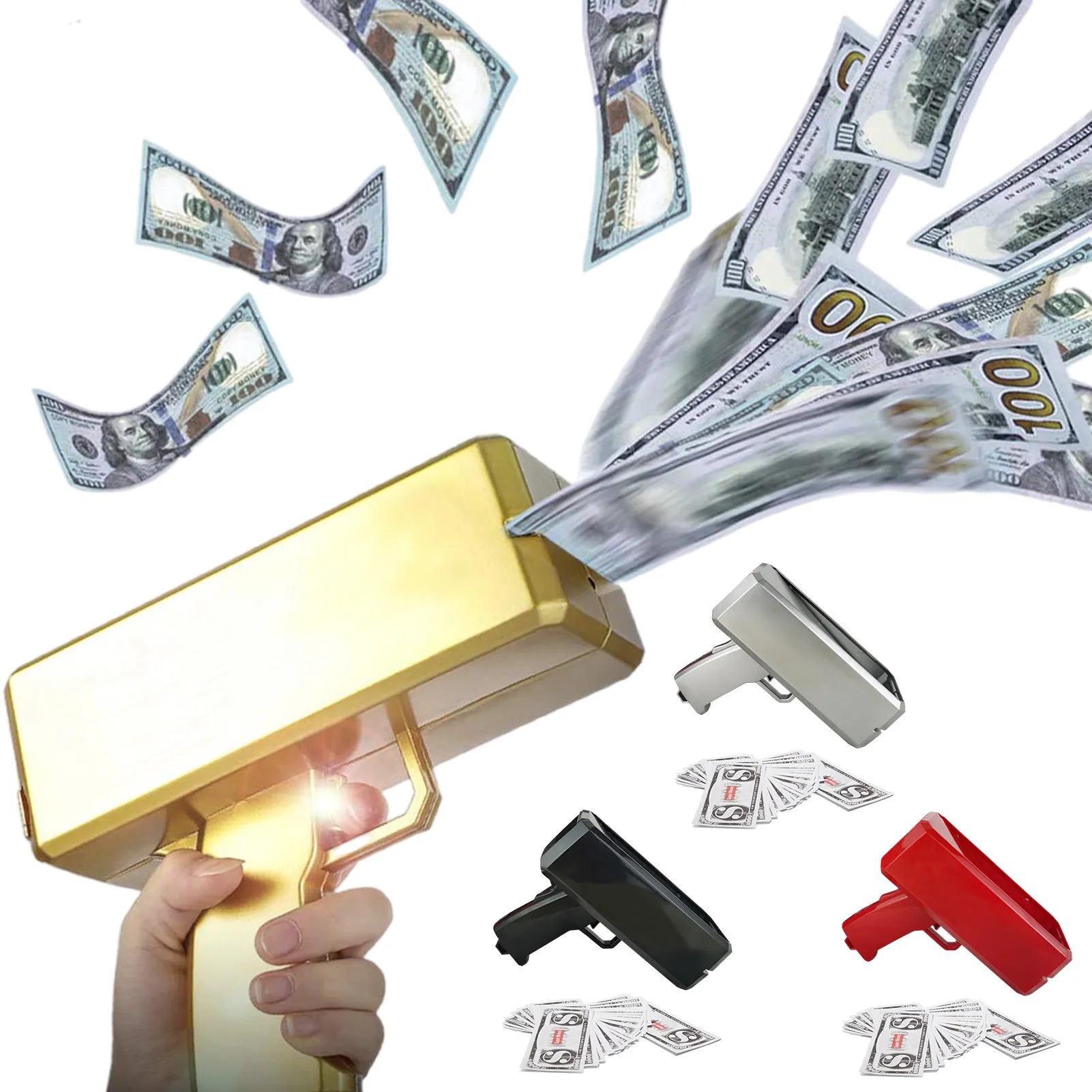 Home Security Gun - Atirador de dinheiro portátil para casamento,