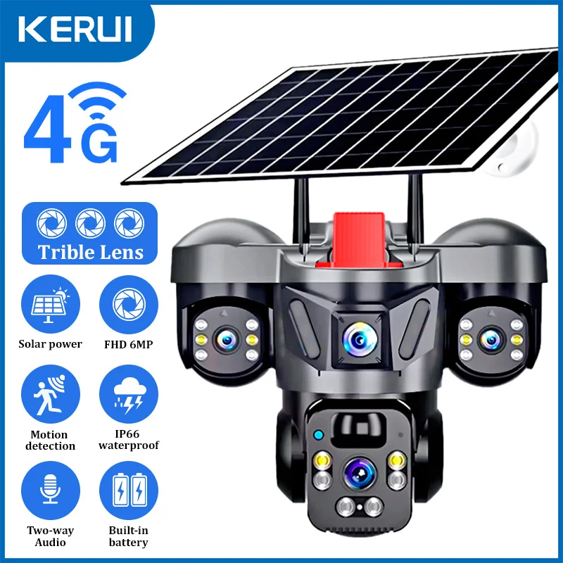 Home Security Outdoor Cameras - Kerui v380 pro ao ar livre