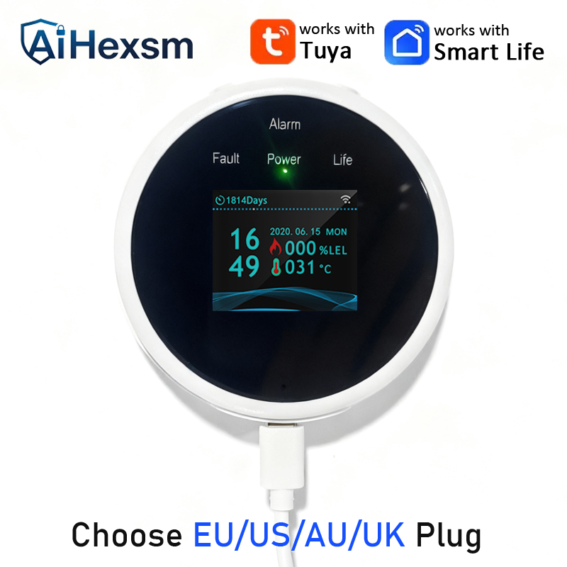 Home Security Uk - Sensor de Vazamento de Gás Inteligente