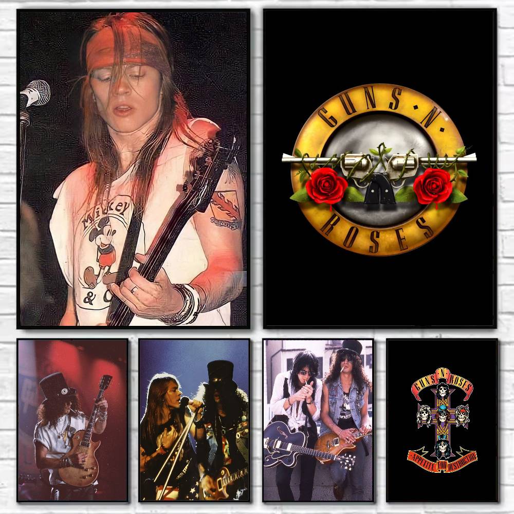 Home Security Gun - Pôster da banda GNR Guns N