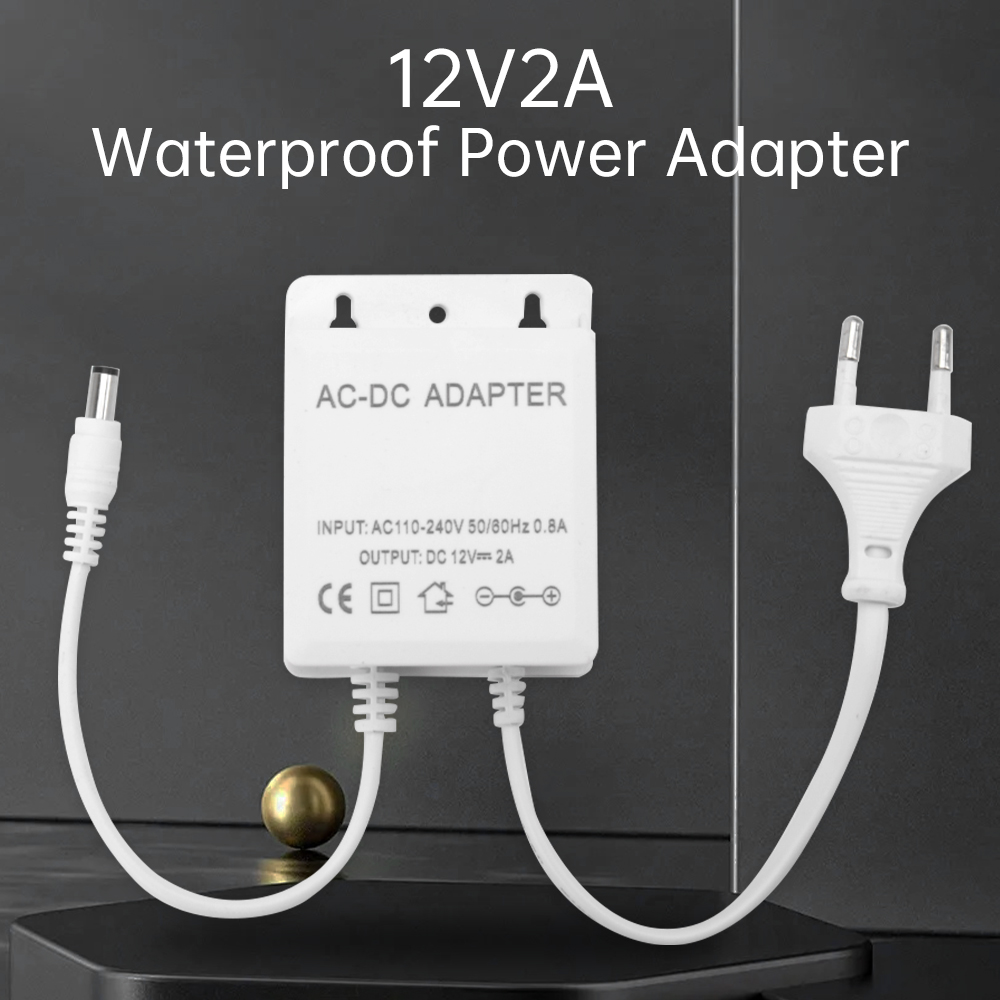 Adaptador de tomada ue dc12v 2 - Home Security Outdoor Cameras avaliação e preço