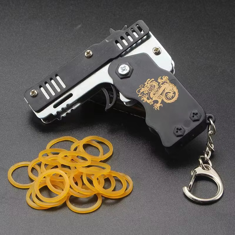 Mini Pistola de Elástico Chave - Home Security Gun avaliação e preço