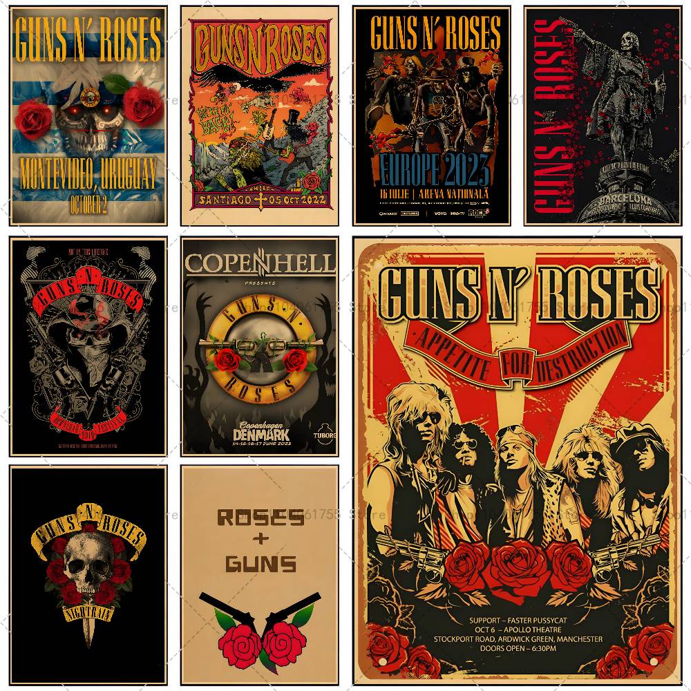 Pôster da banda de rock G-Guns - Home Security Gun avaliação e preço