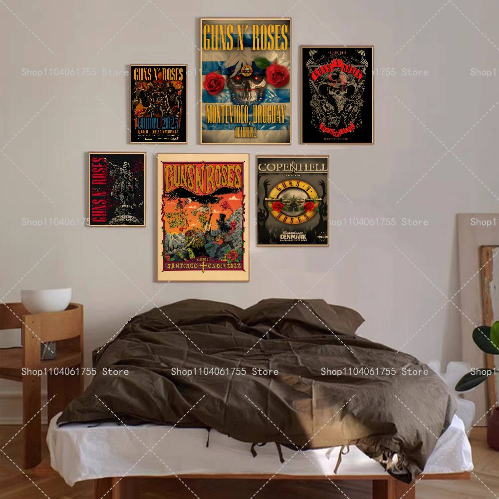 Pôster da banda de rock G-Guns - Home Security Gun avaliação e preço