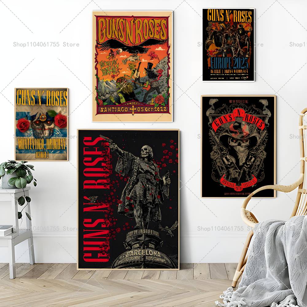 Pôster da banda de rock G-Guns - Home Security Gun avaliação e preço