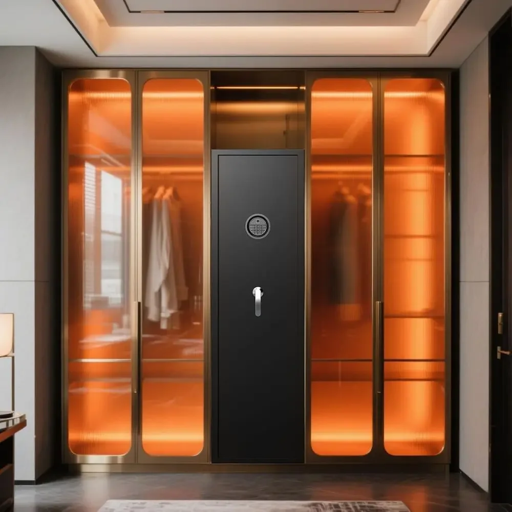 Cofre Biométrico, Armário de S - Home Security Gun avaliação e preço