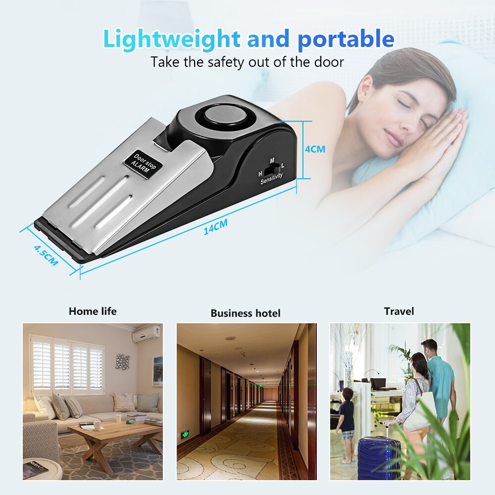 Portátil sem fio Porta Parar S - Door Wedge Alarm avaliação e preço