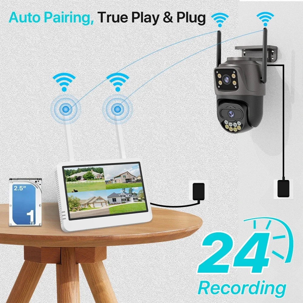 Sistema de Câmeras de Seguranç - Home Security Systems Wireless avaliação e preço