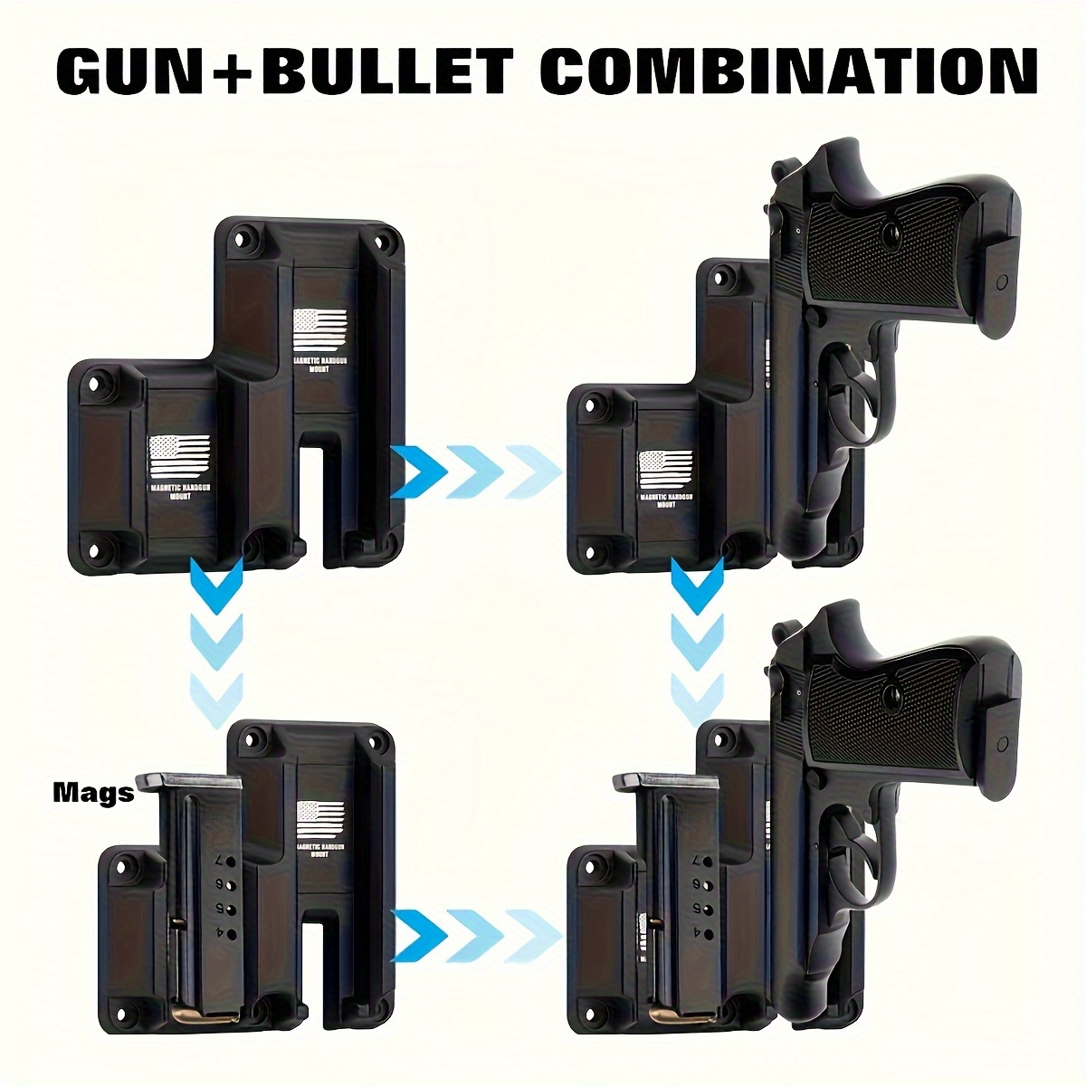 Compatível com Suportes Magnét - Home Security Gun avaliação e preço