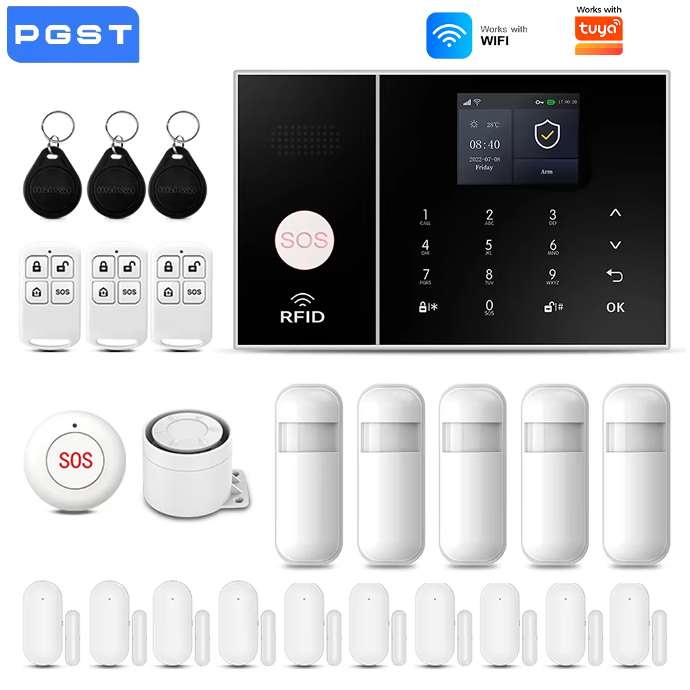 Sistema de Alarme Sem Fio 2.4G - Home Security No Monthly Fee avaliação e preço