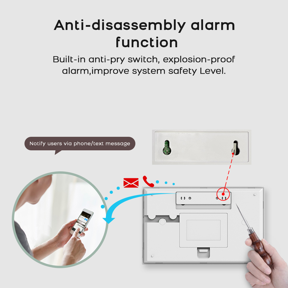 Sistema de Alarme Sem Fio 2.4G - Home Security No Monthly Fee avaliação e preço