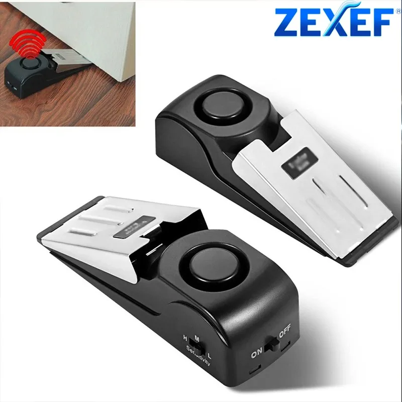 Zexef mini proteção de seguran - Door Wedge Alarm avaliação e preço