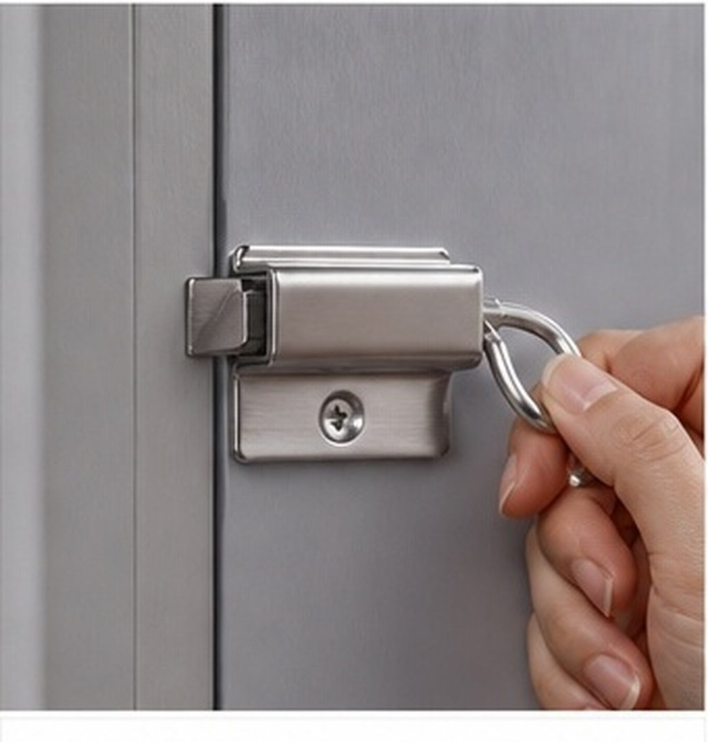 2 unidades de fecho de porta d - Home Security Door avaliação e preço
