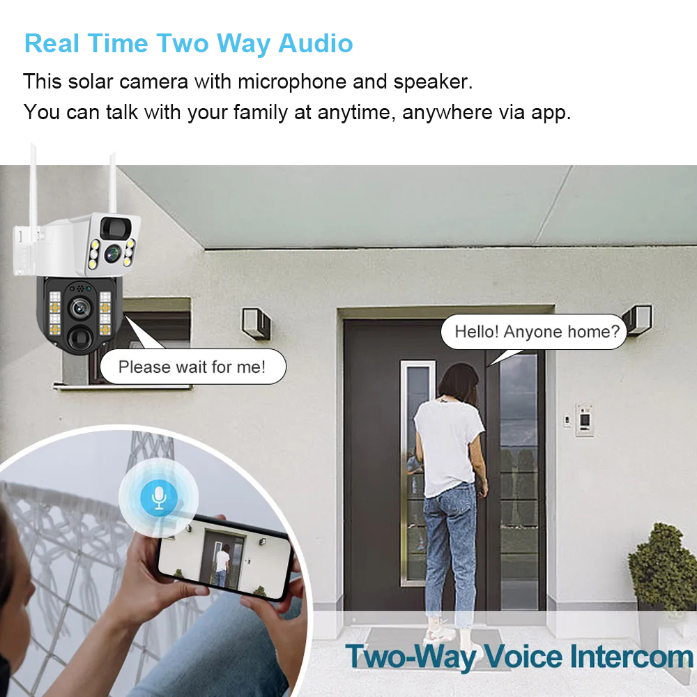 Câmera de vigilância CCTV sola - Home Security Systems Wireless avaliação e preço
