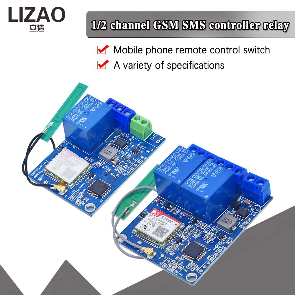 Módulo de Relé Controlador GSM - Home Security Using Gsm avaliação e preço