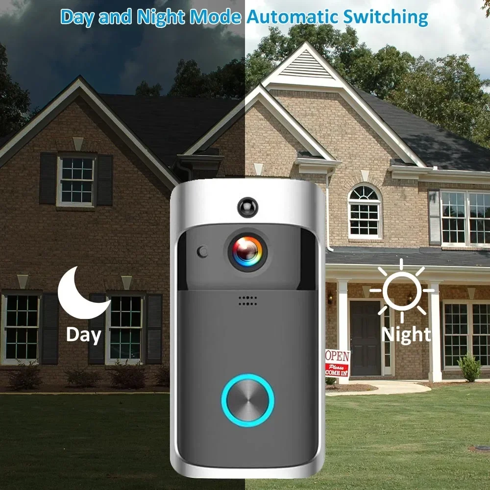 Campainha de vídeo sem fio par - Home Security Premium avaliação e preço