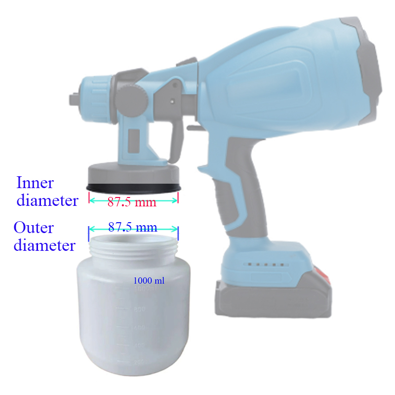 1000ml pistola elétrica peças  - Home Security Gun avaliação e preço