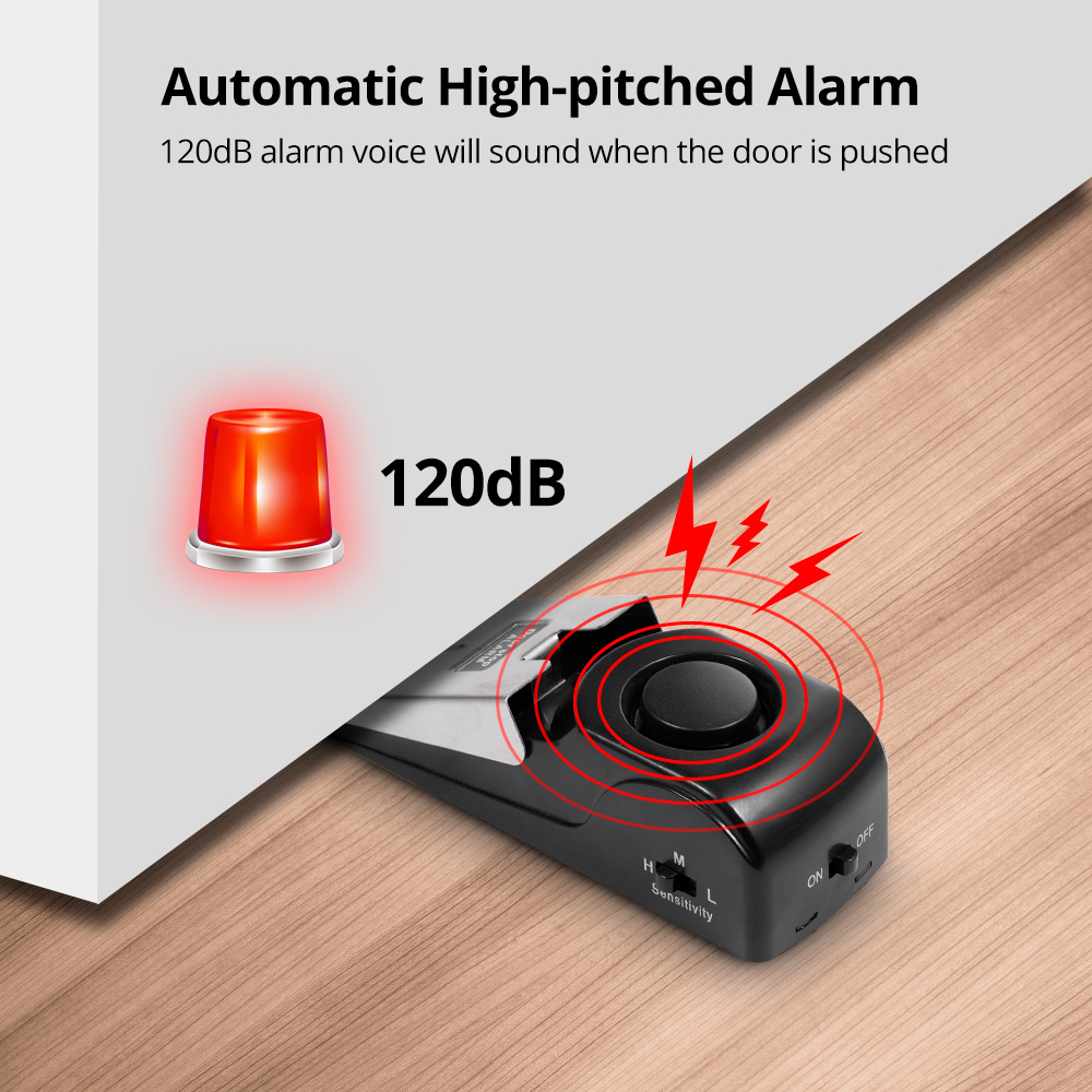 Alarme Antifurto Sem Fio para  - Door Wedge Alarm avaliação e preço