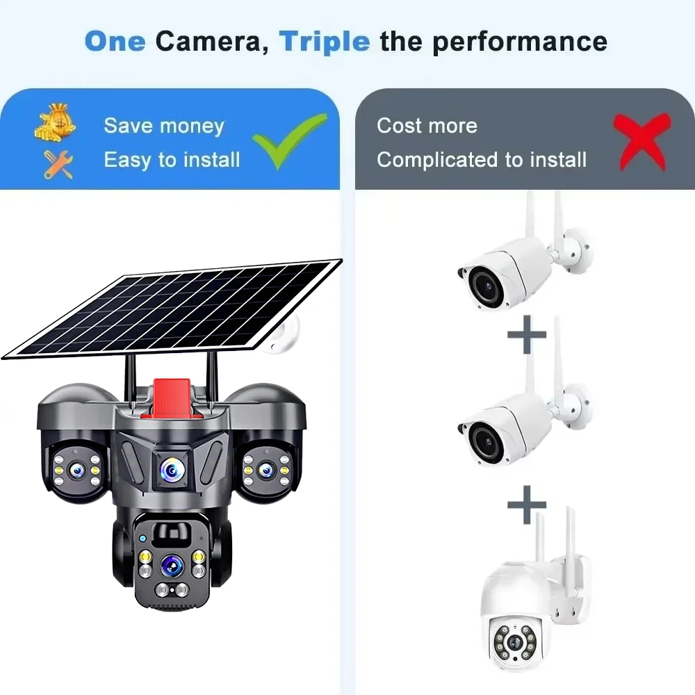Kerui v380 pro ao ar livre ptz - Home Security Outdoor Cameras avaliação e preço