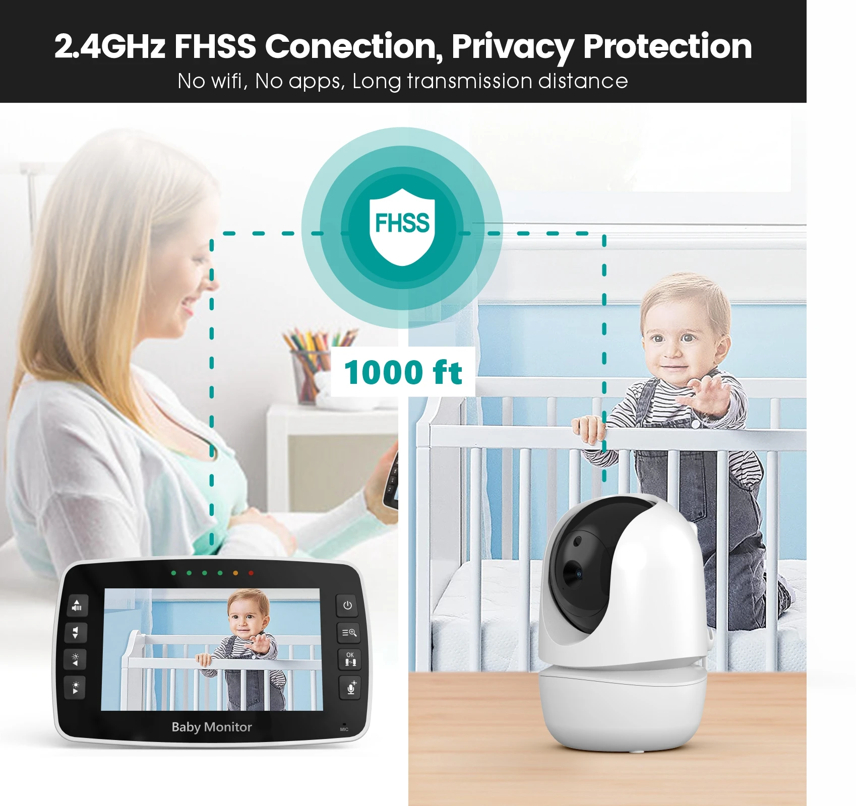 Sm43a monitor do bebê seguranç - Home Security Uk avaliação e preço