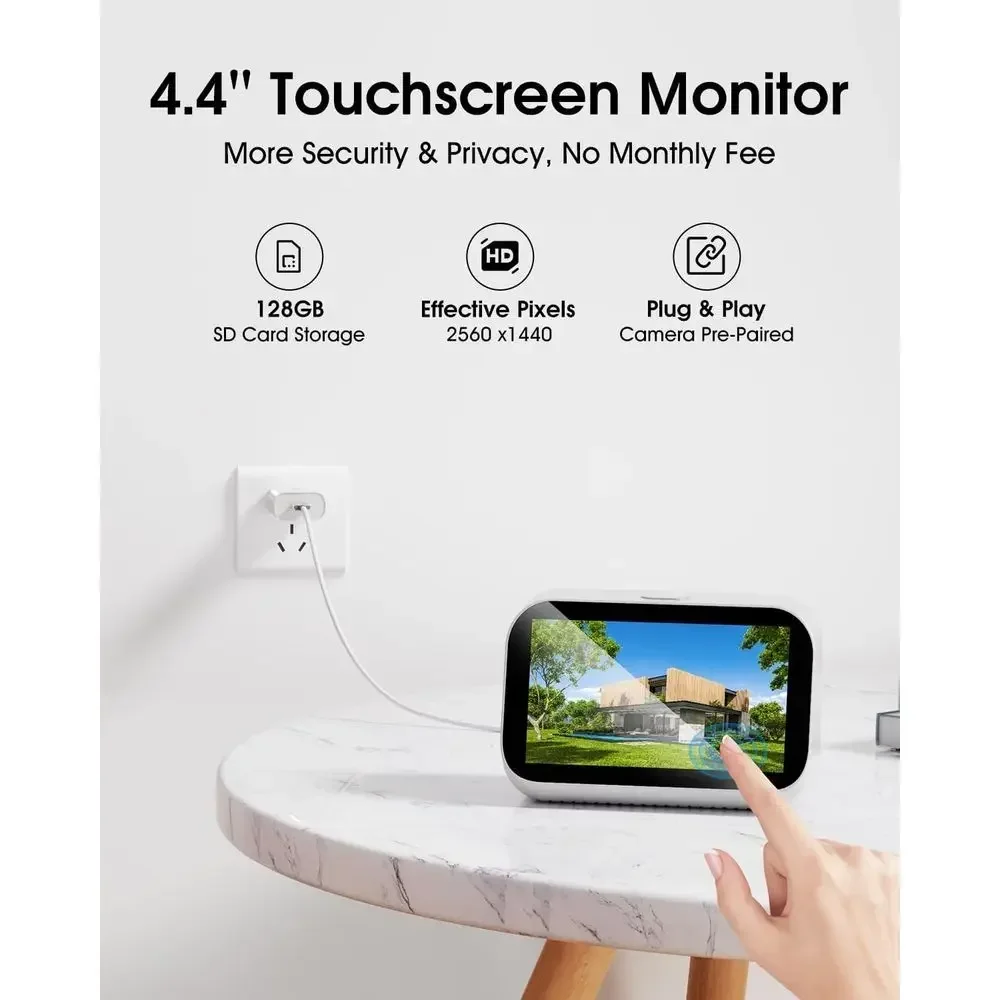 Câmeras de Segurança Solares 2 - Home Security No Monthly Fee avaliação e preço