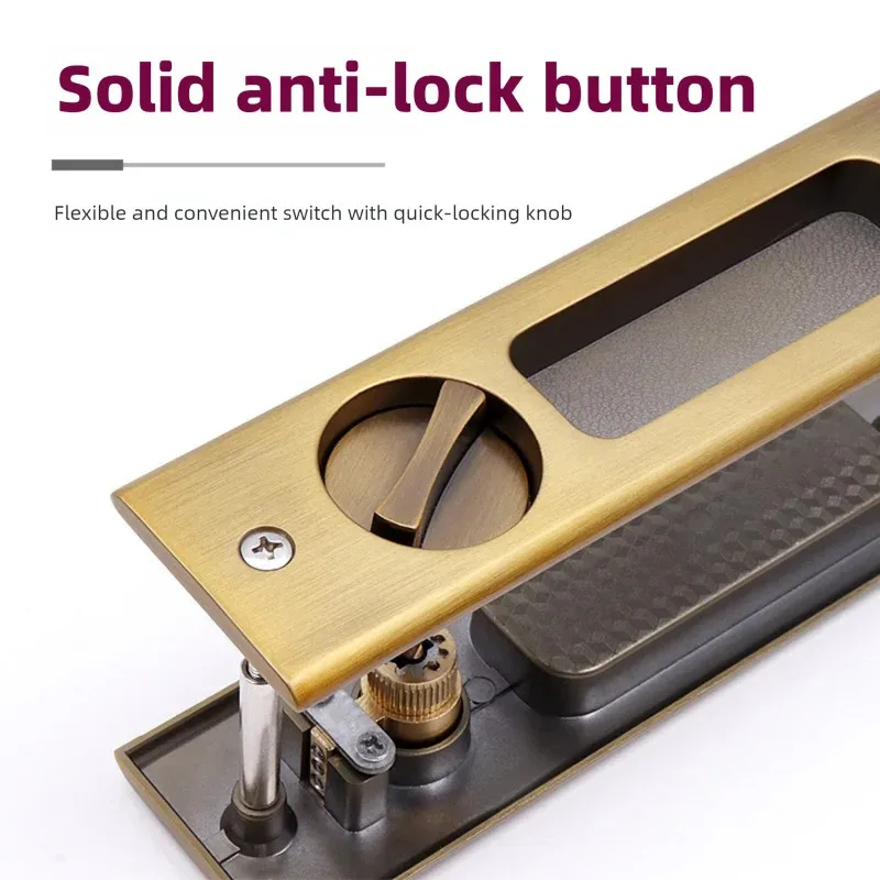 Fechadura da porta deslizante  - Home Security Door avaliação e preço