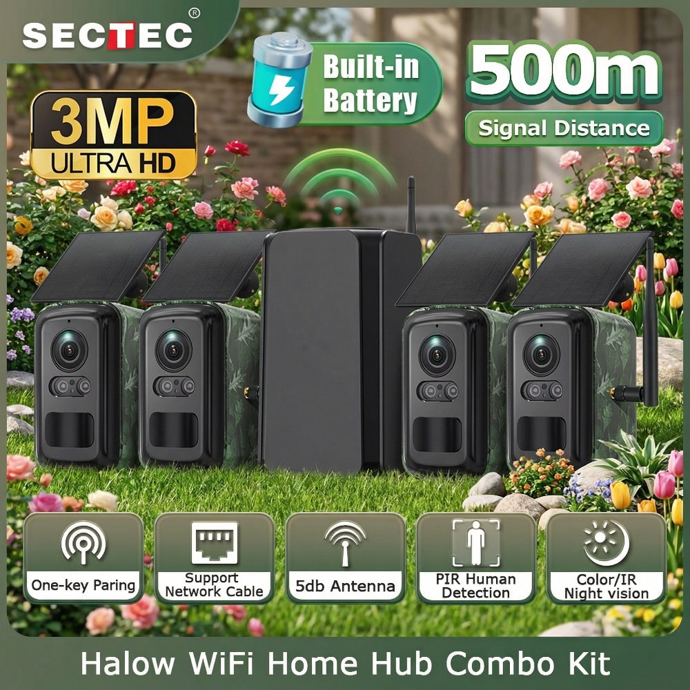 Câmera de Segurança Solar Camu - Home Security No Monthly Fee avaliação e preço