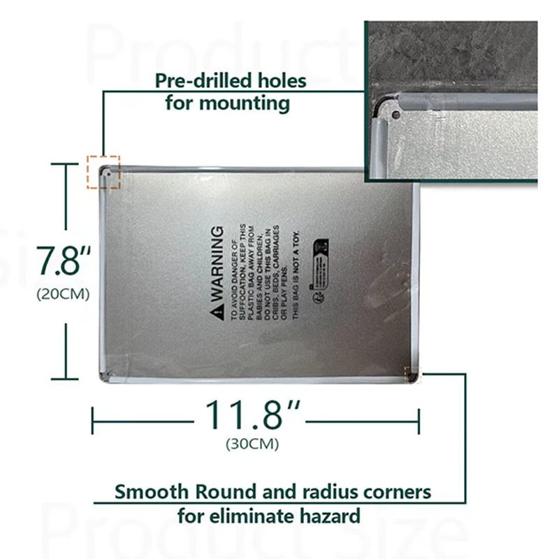 Placa de Metal de Segurança Re - Home Security Gun avaliação e preço